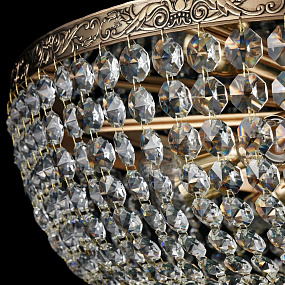 Хрустальная потолочная люстра Maytoni Palace DIA891-CL-14-G